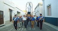 procession with a brass band